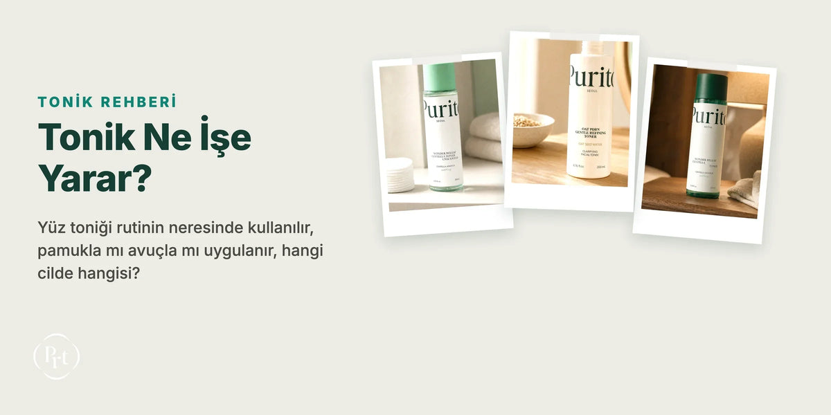 Tonik ne işe yarar rehberi kapak görseli, Purito yüz tonikleri